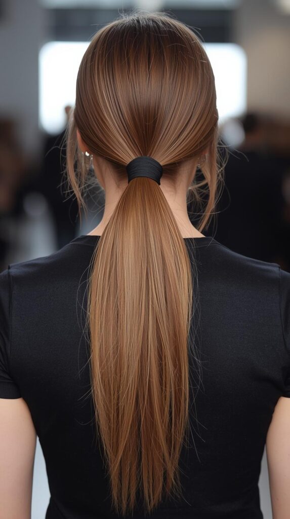 9. Low Manipulation Ponytail with Extensions