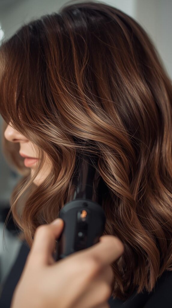 Add Textured Waves with a Curling Iron
