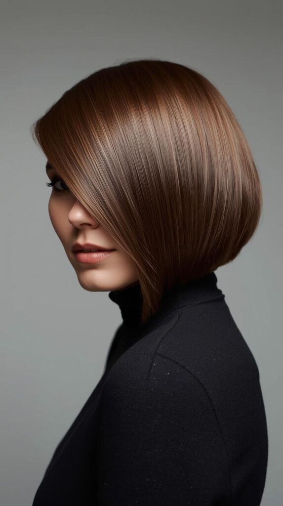 Angled Shoulder-Length Cut