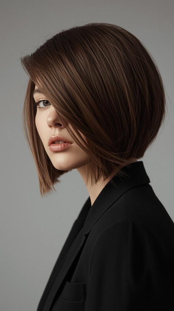 Asymmetrical Bob for Modern Flair