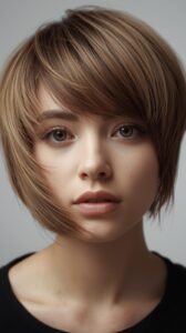 Cropped Cut with Fun Bangs
