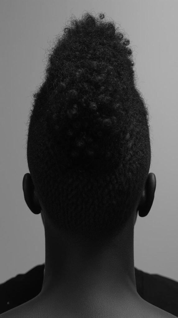 Frohawk (Coily Mohawk)