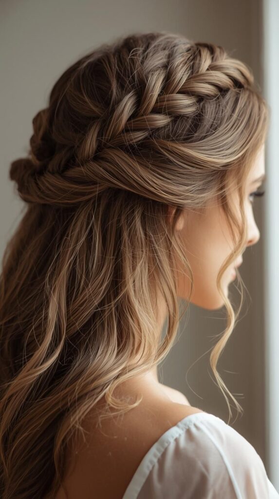 Half-Up Rumi Hairstyle