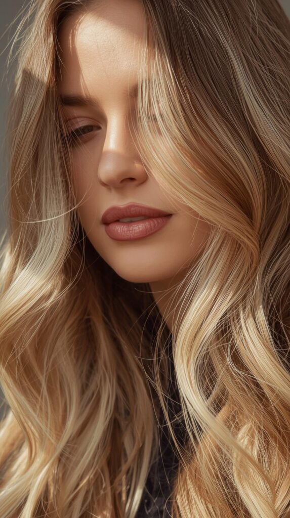 4. Honey Blonde Balayage