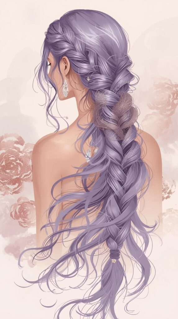 Rumi-Inspired Braided Look