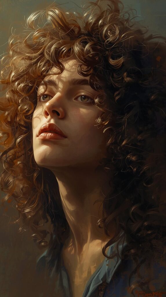 Rumi-Inspired Curly Volume