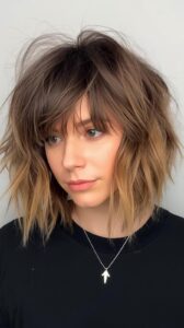 6. Shaggy Bob
