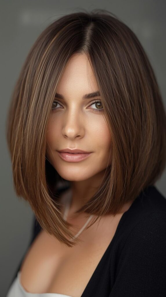 Shoulder-Length Lob (Long Bob)