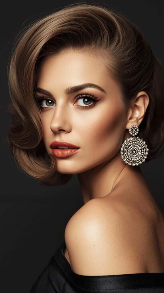 Side-Swept Rumi Glam