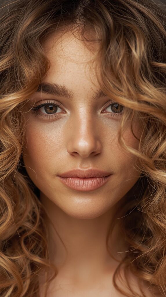 Soft Curls with Medium Layers