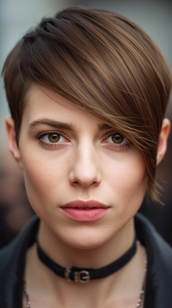 1. Classic Long-Side Asymmetrical Pixie