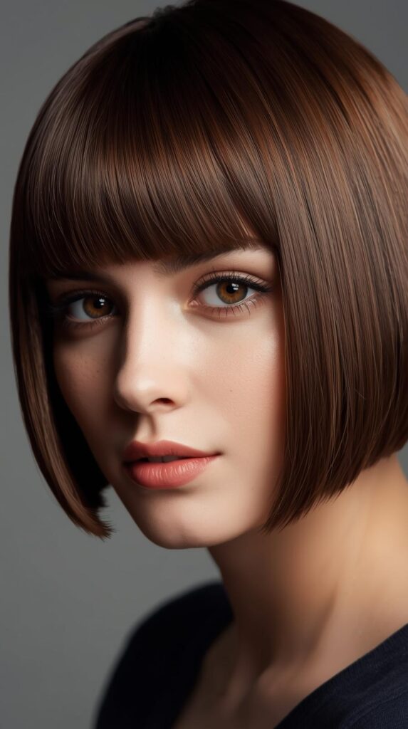 1. Classic Straight Bob