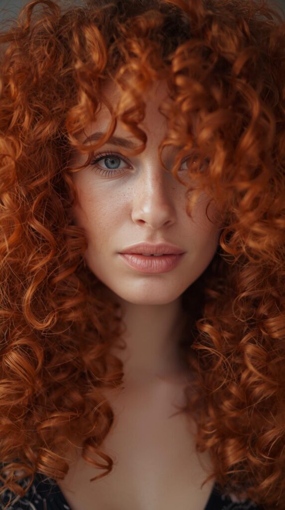 1. Deep Copper Curls