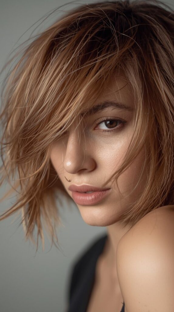 10. Tousled Short Bob