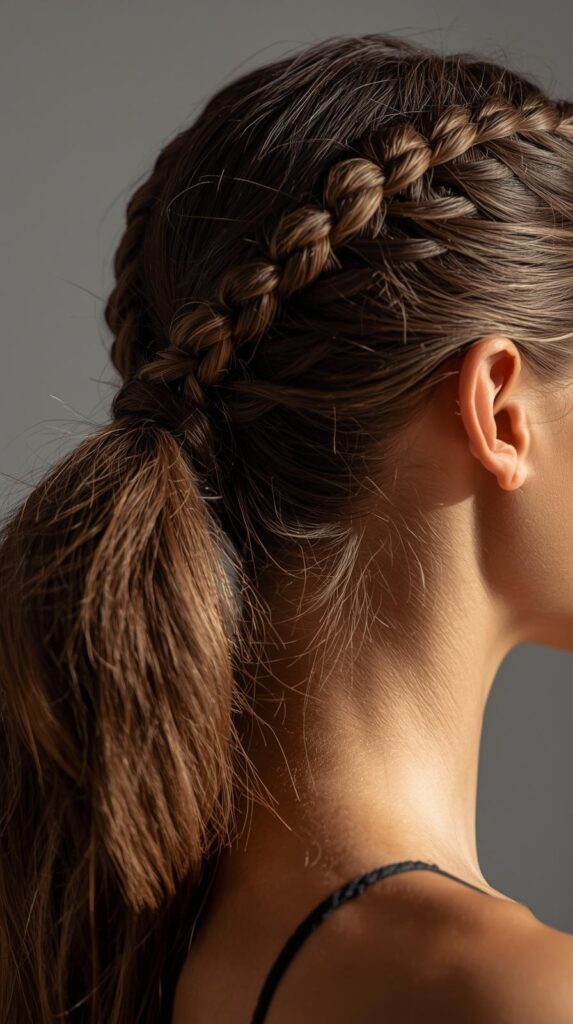 11. Braided Ponytail