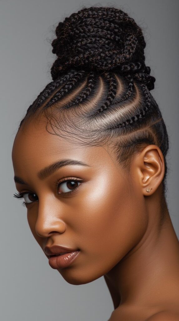 11. Flat Twist Updo