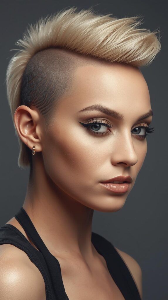 11. Mohawk-Inspired Bald Fade