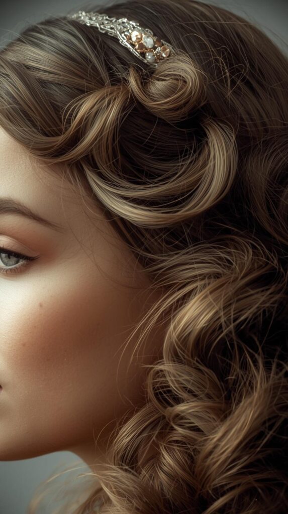 Curled Ends with Headband