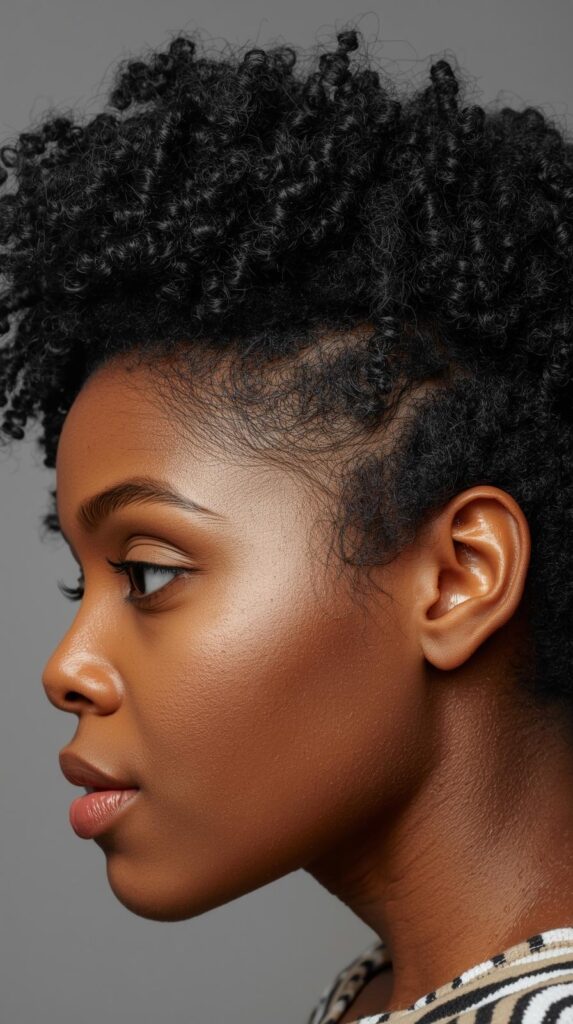 12. Layered Bantu Knot Out