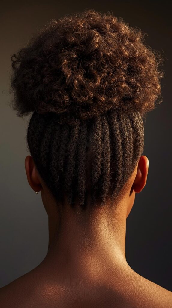 13. Afro Bun