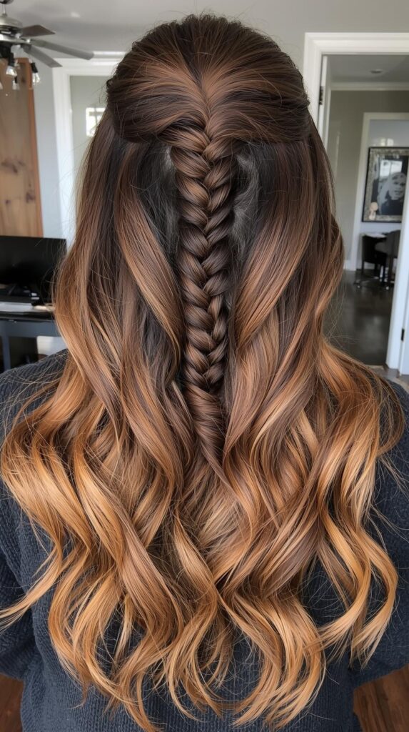 13. Crimped Half Up Half Down