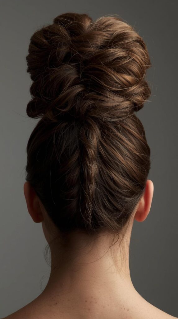 13. Pineapple Updo