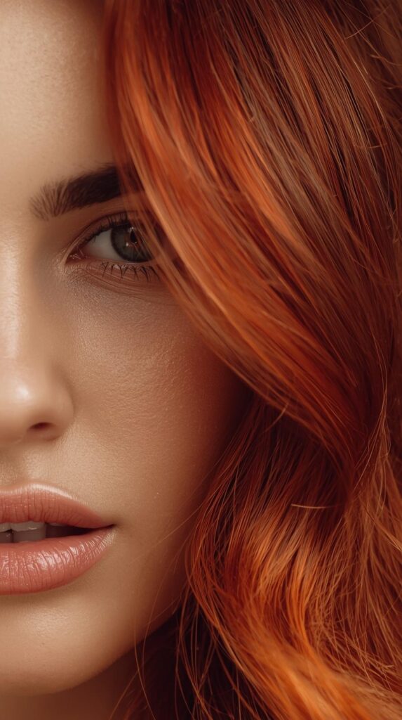 2. Bright Copper Highlights