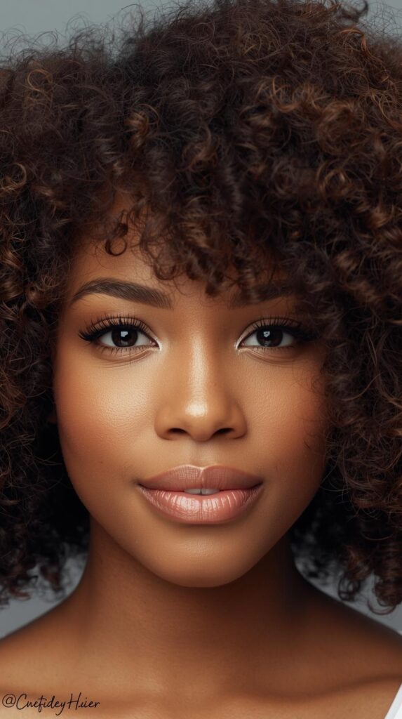 2. Curly Bob with Volume