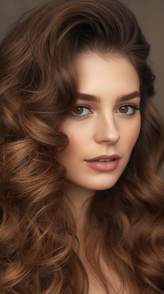 2. Half-Up, Half-Down Curls