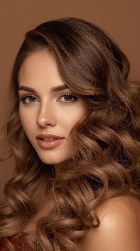 2. Half-Up, Half-Down Curls