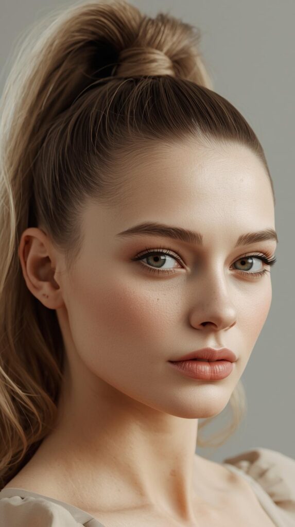 2. High Puff Ponytail