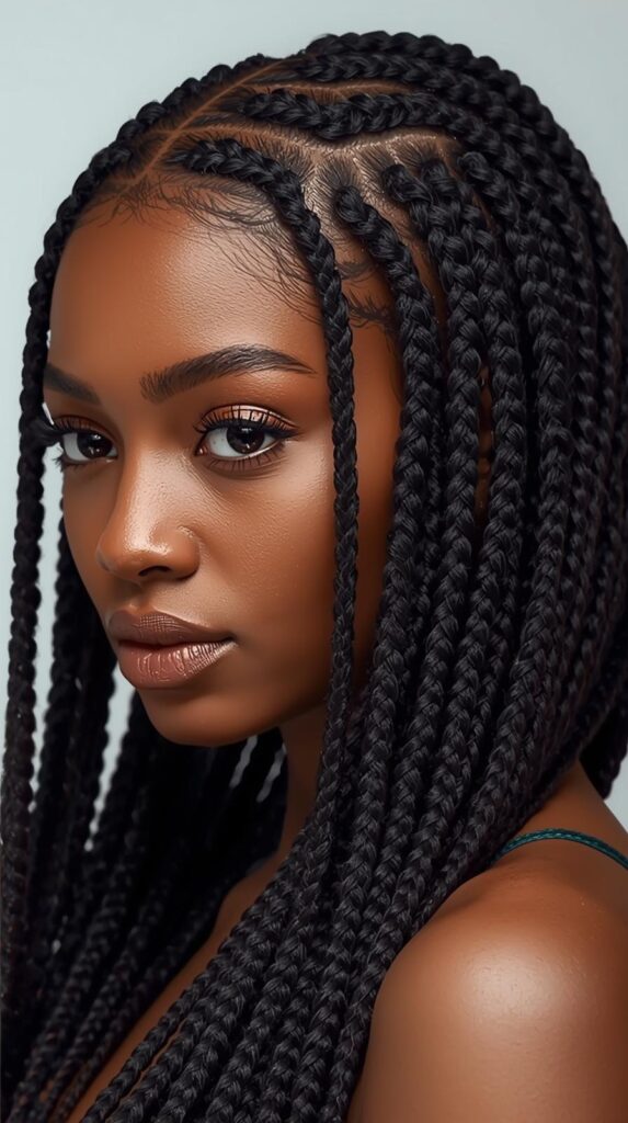 2. Knotless Braids
