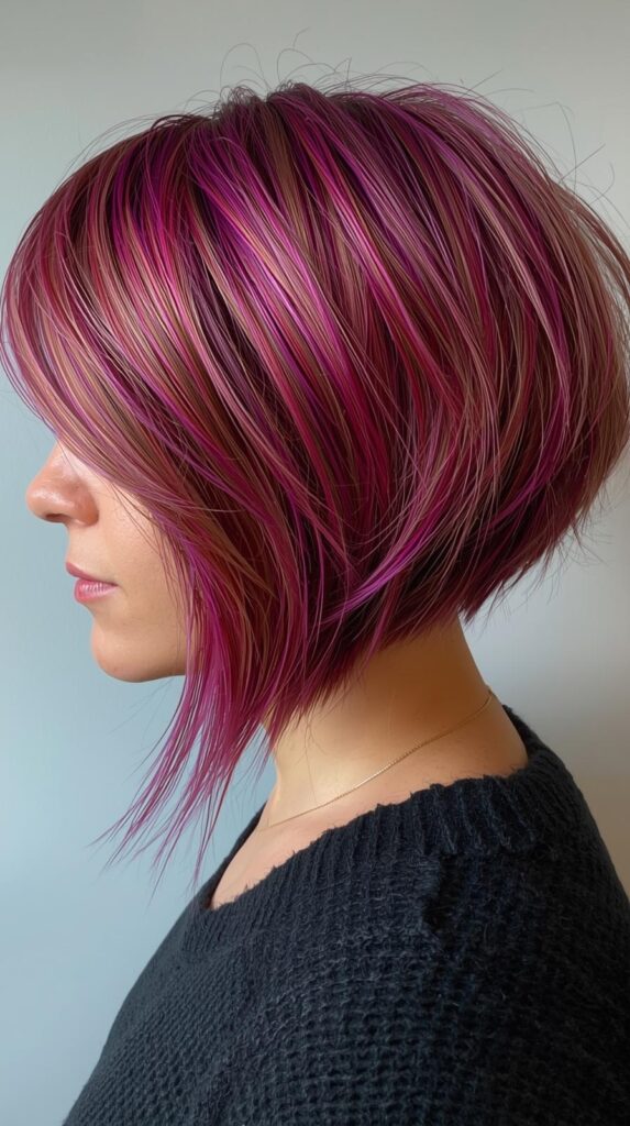 2. Textured Choppy Bob