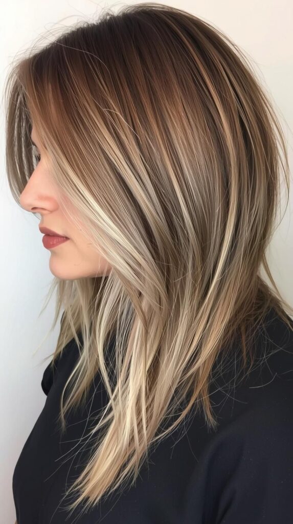 3. Layered Lob (Long Bob)