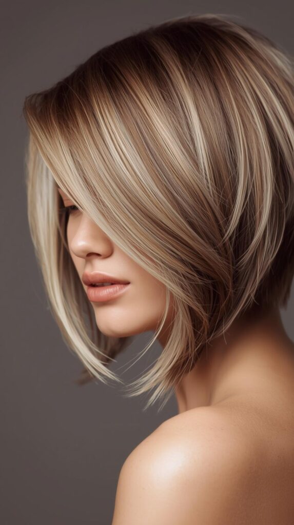 3. Layered Short Bob