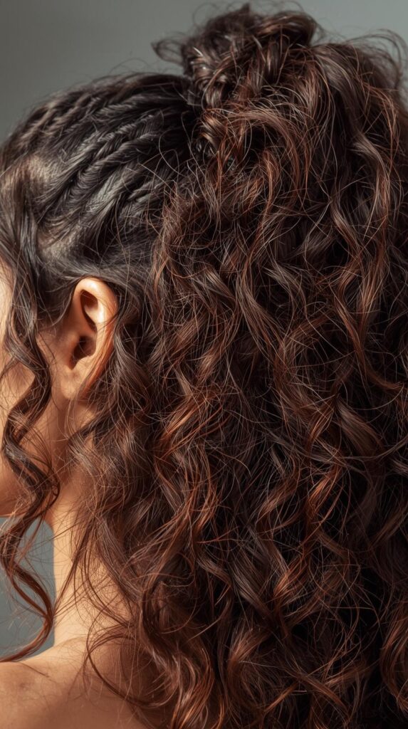 4. Curly Ponytail with Extensions