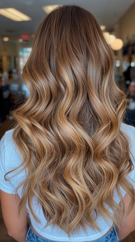 4. Wavy Half Up Half Down