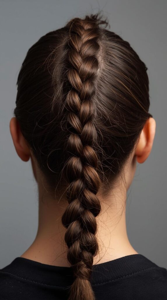 Braided Accent Ponytail