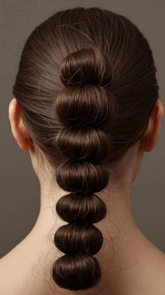 5. Bubble Ponytail