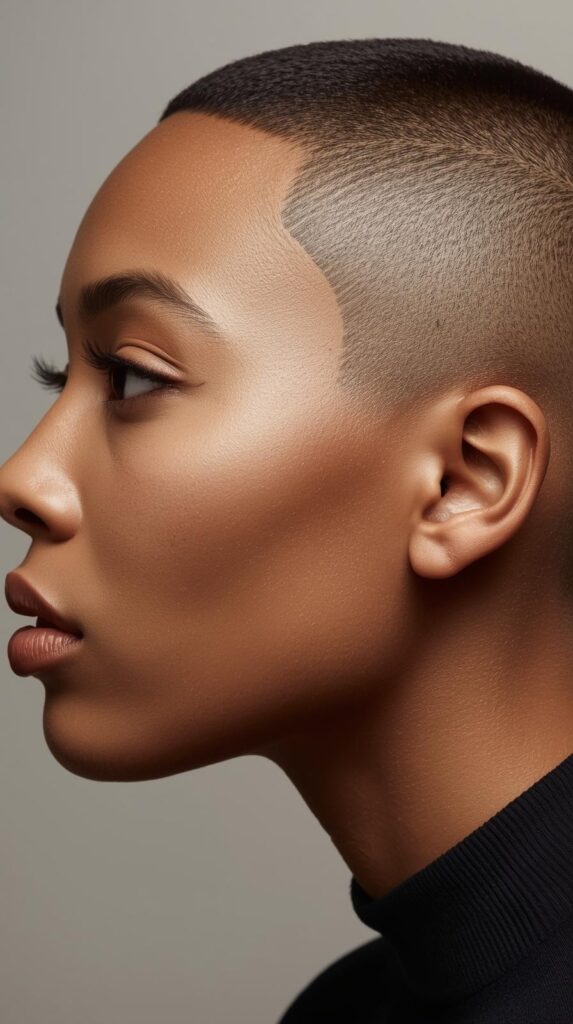 5. Tapered Bald Fade