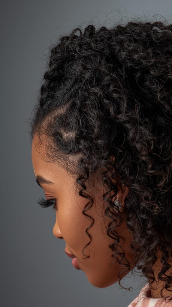 6. Bantu Knots with a Twist-Out