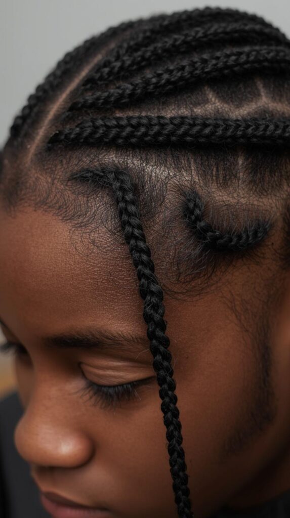 6. Micro Cornrows for Natural Hair