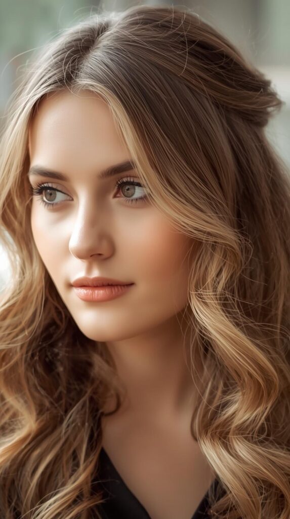 11. Wavy Half Up Hairstyle