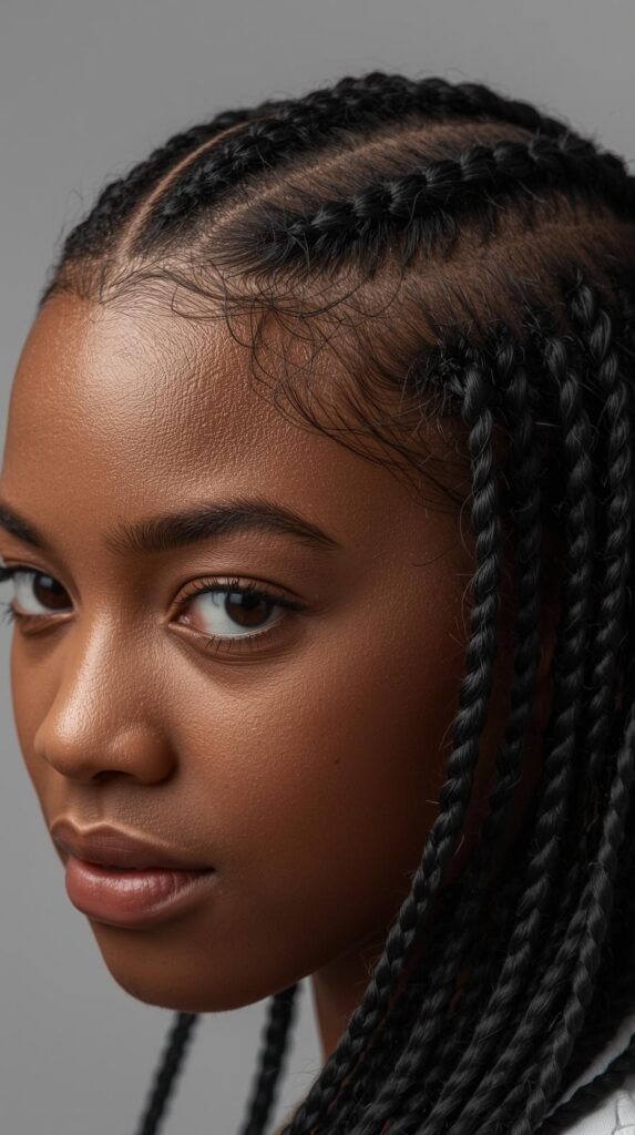 9. Feed-In Braids