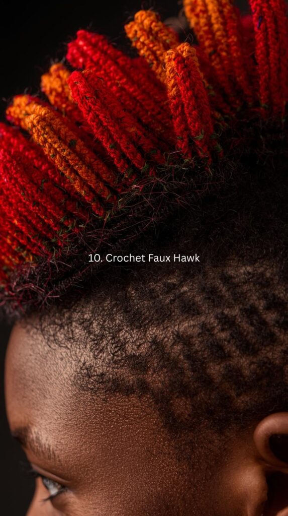 10. Crochet Faux Hawk