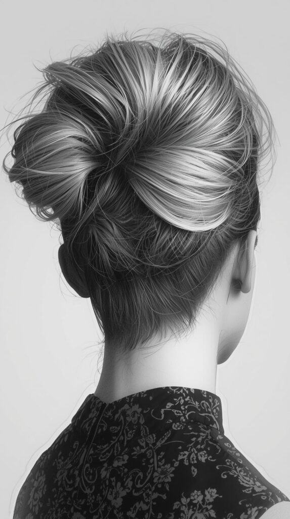 15. Updo Faux Hawk