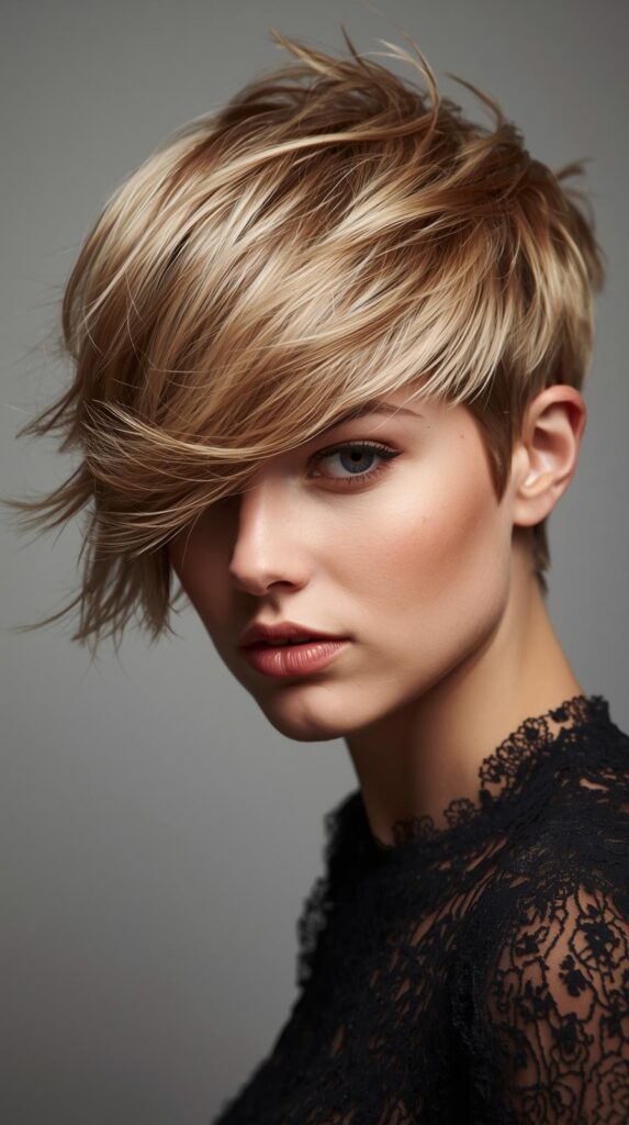 1. Choppy Layered Pixie with Attitude
