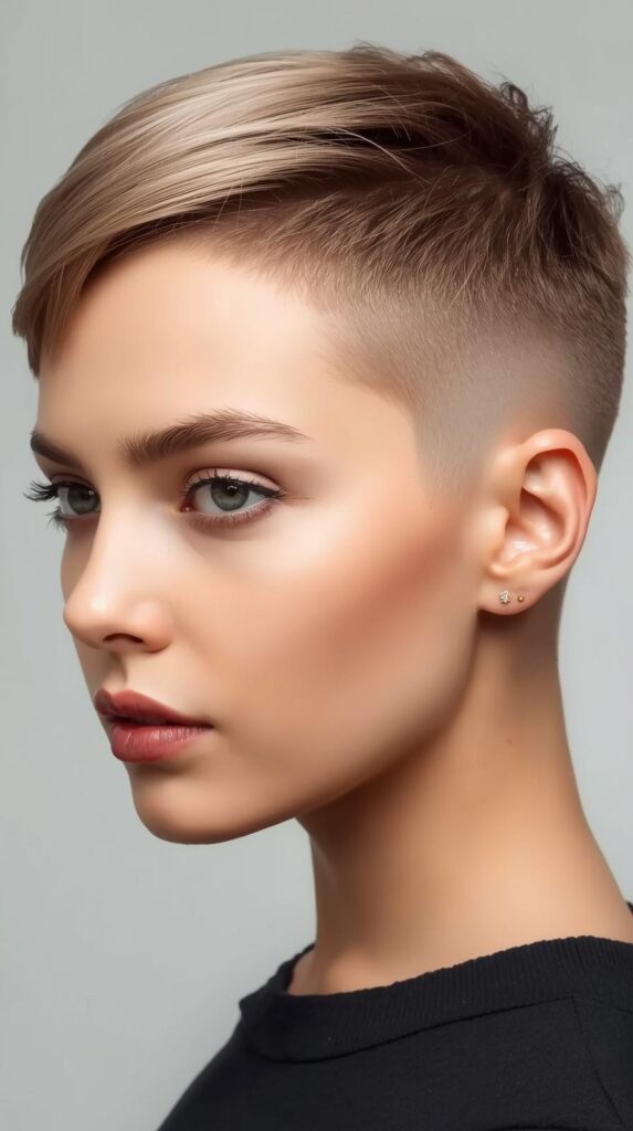1. Classic Pixie Cut With Undercut