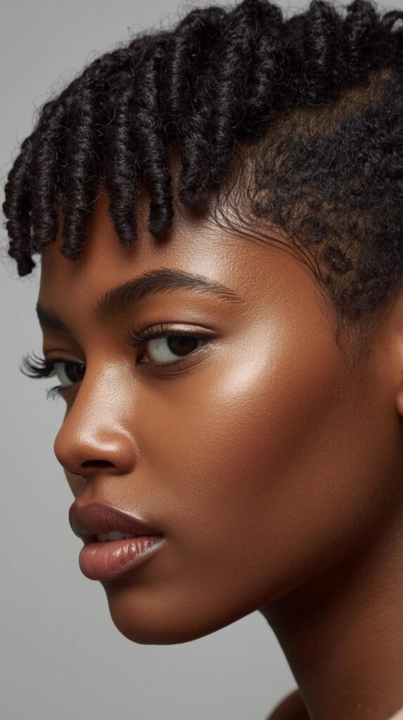 1. Defined Coil Wash-and-Go with Gel Cast