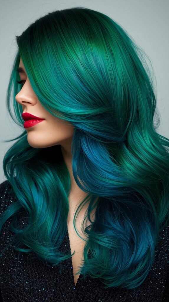 10. Bold Emerald Green or Sapphire Blue